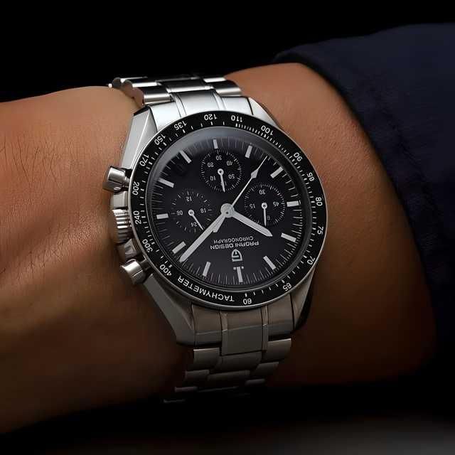 Luxury Pagani Design – Seiko-Powered Moon Chronograph Watch