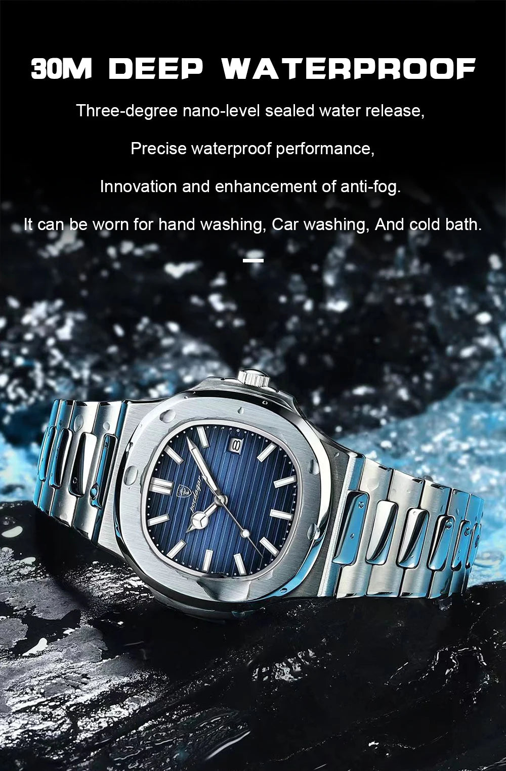 Poedagar Luxury Quartz Watch For Men