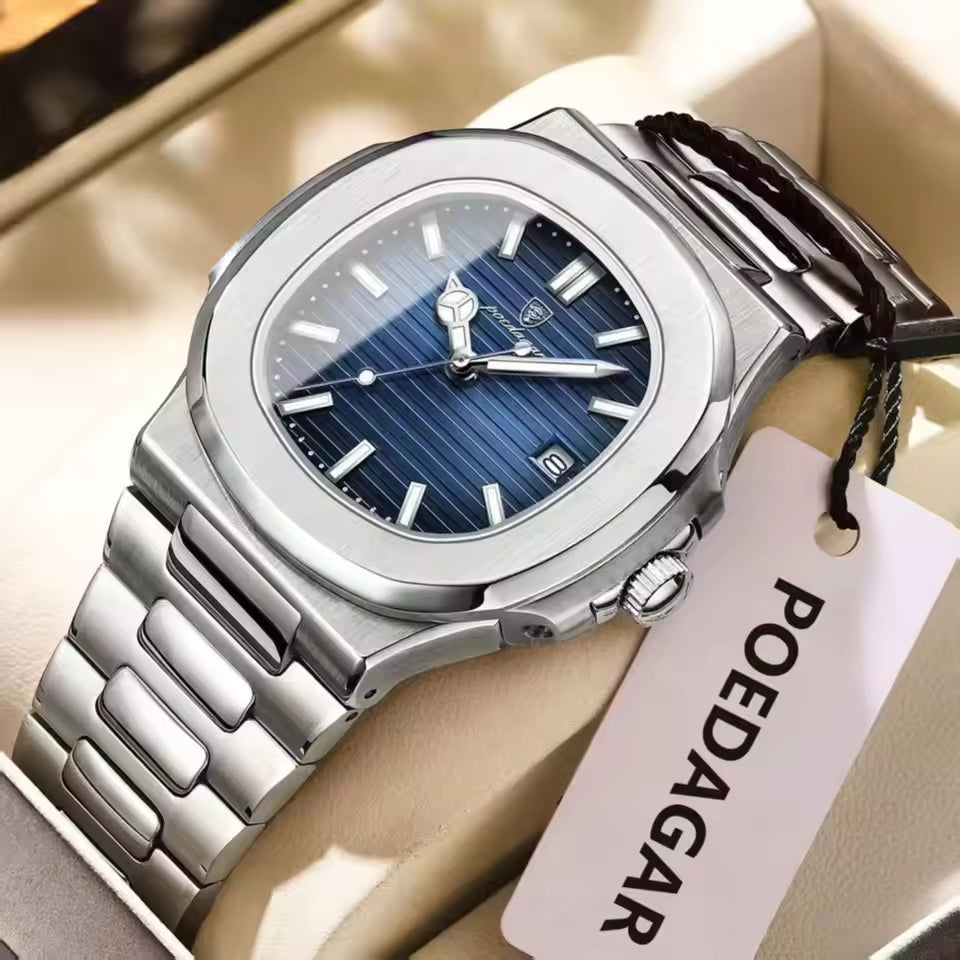 Poedagar Luxury Quartz Watch For Men