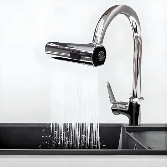 Luxury Touch Faucet with 360° Waterfall & Extende