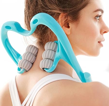 6 Wheel Dual Pressure Cervical Neck Massager
