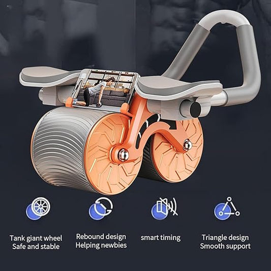 Abdominal Wheel With Auto-Rebound For Effortless Workouts