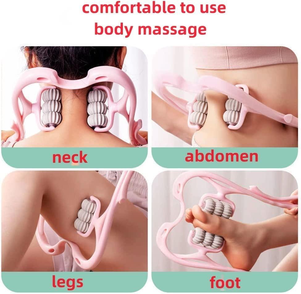 6 Wheel Dual Pressure Cervical Neck Massager