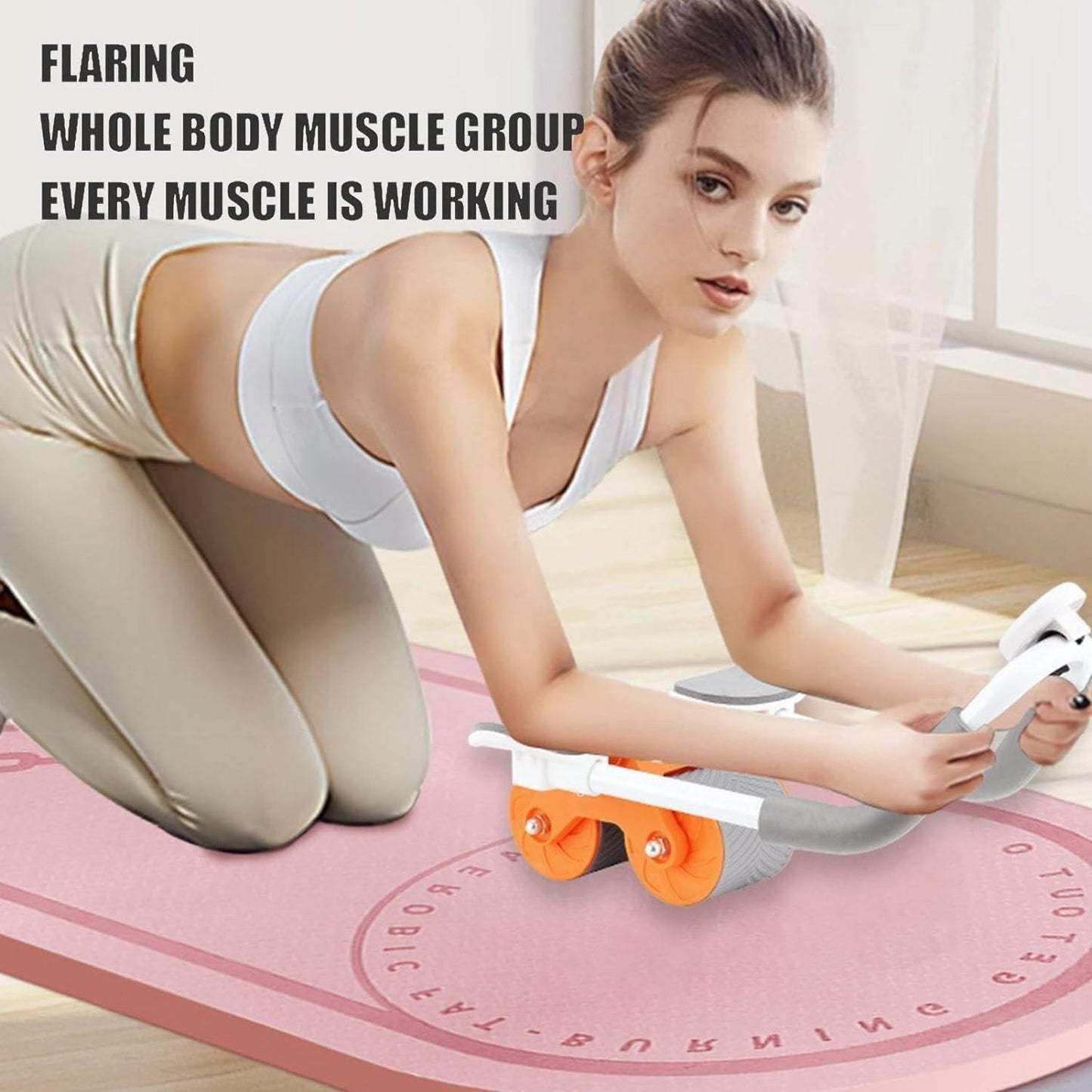 Abdominal Wheel With Auto-Rebound For Effortless Workouts