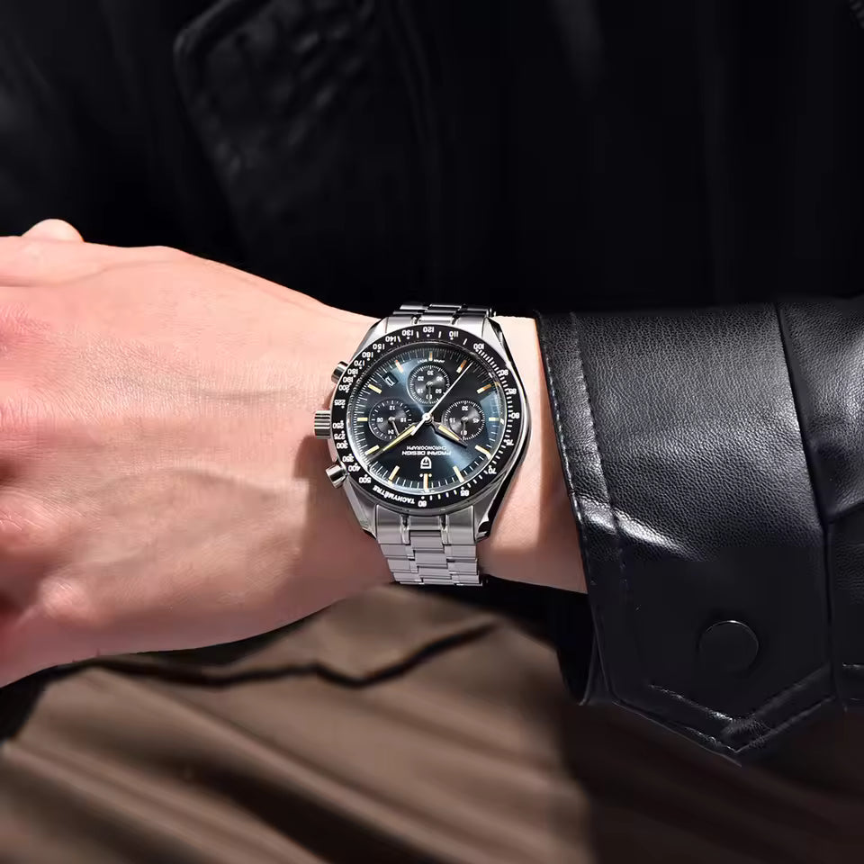 Luxury Pagani Design – Seiko-Powered Moon Chronograph Watch