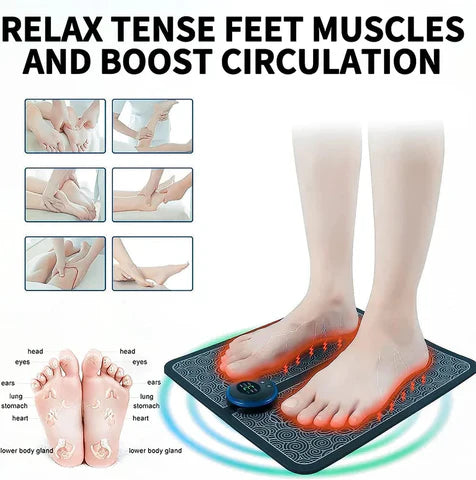 Instant Pain Relief Wireless Ems Foot Massager